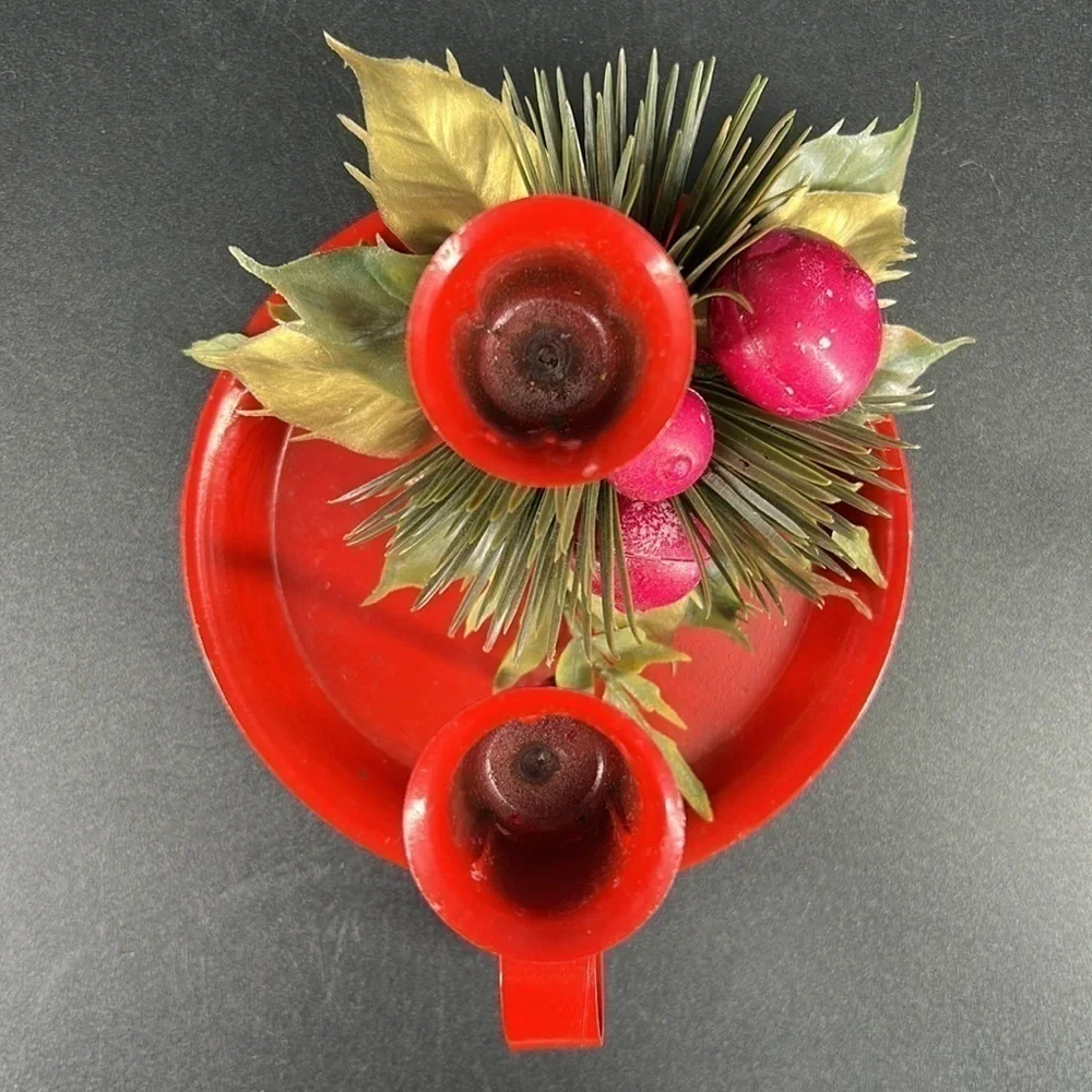 Vintage Enamel Candle Holder